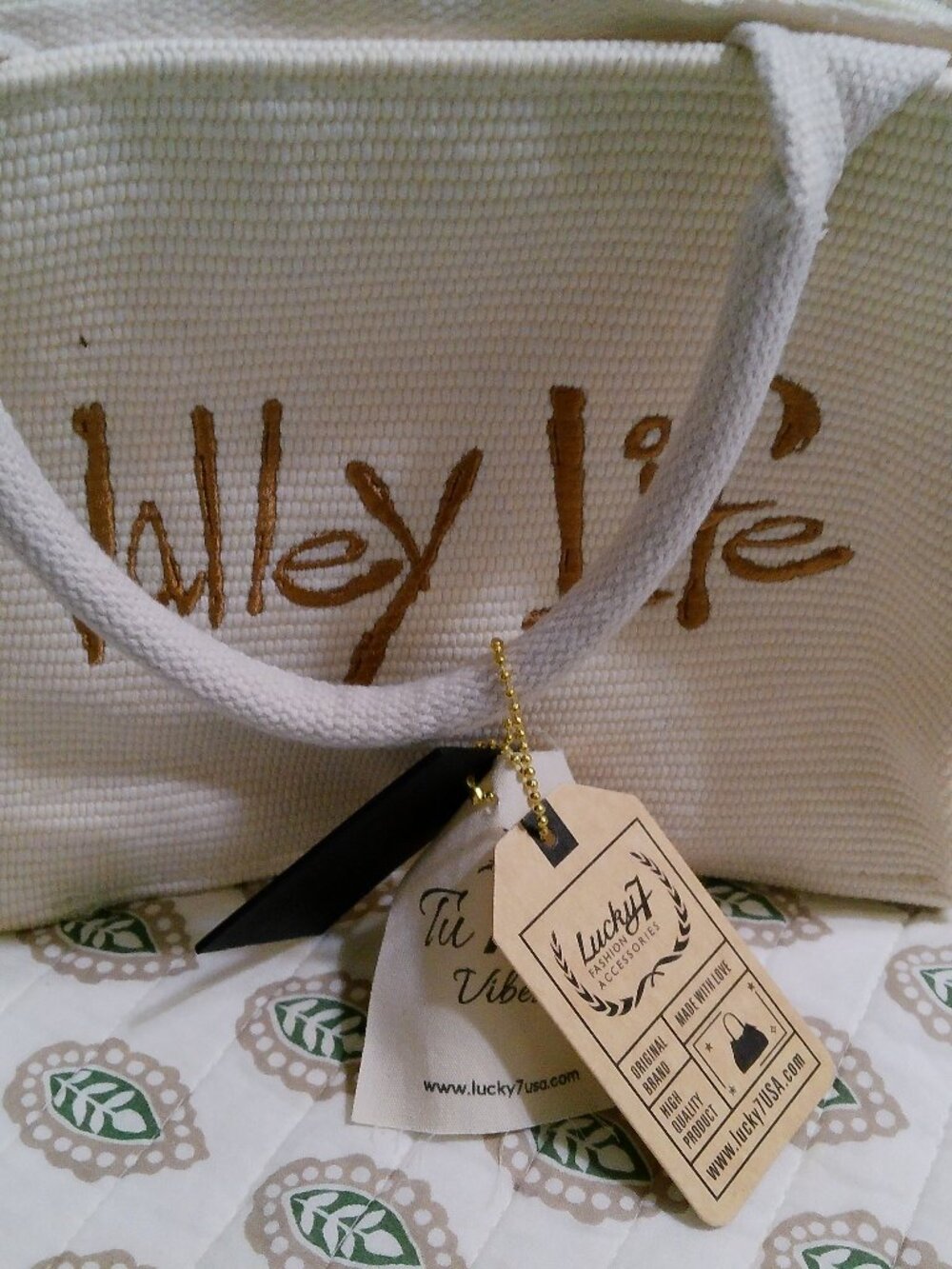 LUCKY SEVEN SMALL HANDBAG WITH STRAPS NEW WITH TAGS VALLEY LIFE